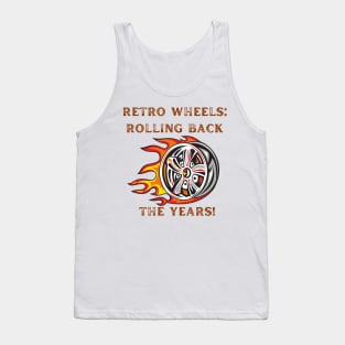 Retro Wheels: Rolling Back the Years! Vintage Cars Lover Tank Top